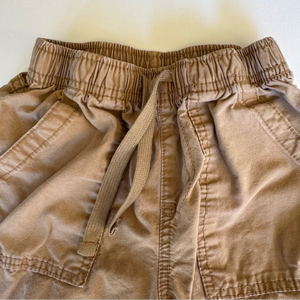 Circo Boy's Khaki Cargo Shorts Draw Strings Size Small 6/7 - Picture 3 of 8